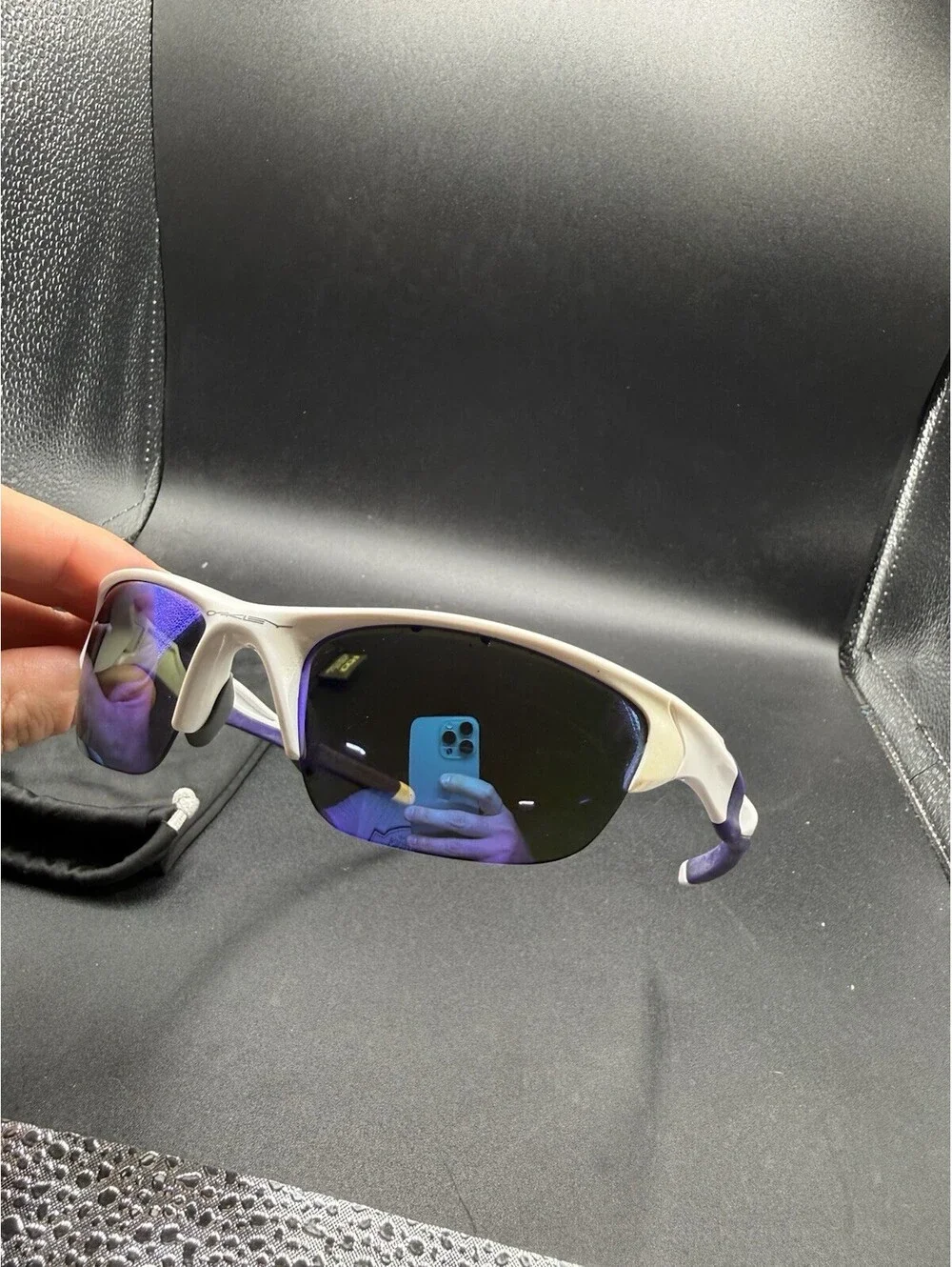 Oakley Half Jacket 2.0 Pearl/Violet Iridium Lenses OO9144-08